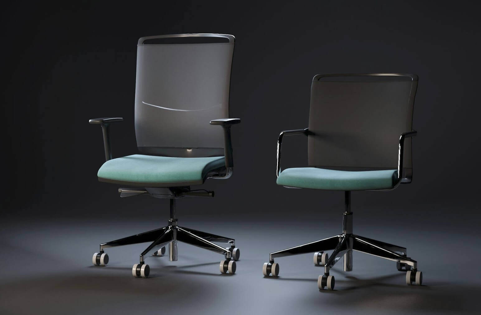 Configuración ergonómica de escritorio